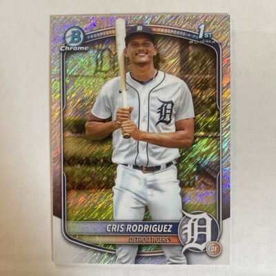 2025 Bowman Chrome - Cris Rodriguez 1st Prospect Shimmer Refactor #BCP-250