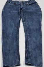 Levis Bold Curve Mid Rise Skinny Stone Washed Blue Jeans Women 30/32 Tapered Leg