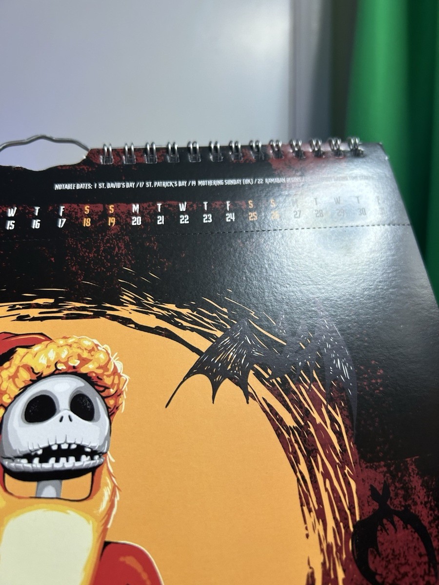 Calendrier Deluxe A3 L'Étrange Noël De Monsieur Jack 2023 – Neuf, Avec Tirages