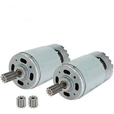 Jiaruixin 2 Pcs Universal 550 40000Rpm Electric Motor Rs550 12V Motor Drive