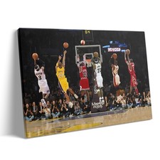 Kobe Bryant Canvas Wall Art Decor - 11X14 inch Legendary Basketball Players T...
