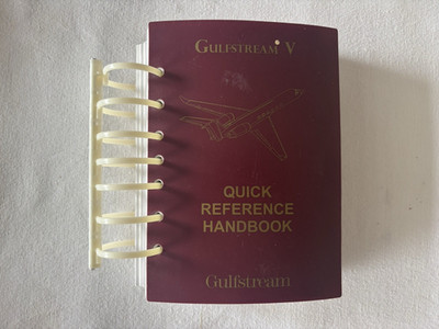 Gulfstream V Quick Reference Handbook GAC-AC-GV-OPS-0003