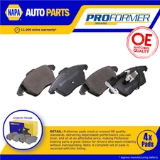 Brake Pads Set fits AUDI A1 8X Front 10 to 18 Proformer 1K0698151 Quality