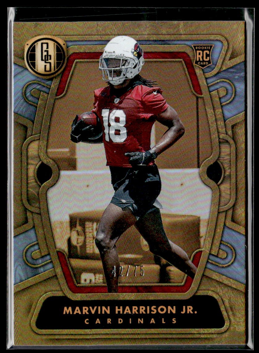 2024 Panini Gold Standard #107 Marvin Harrison Jr. Platinum #/75