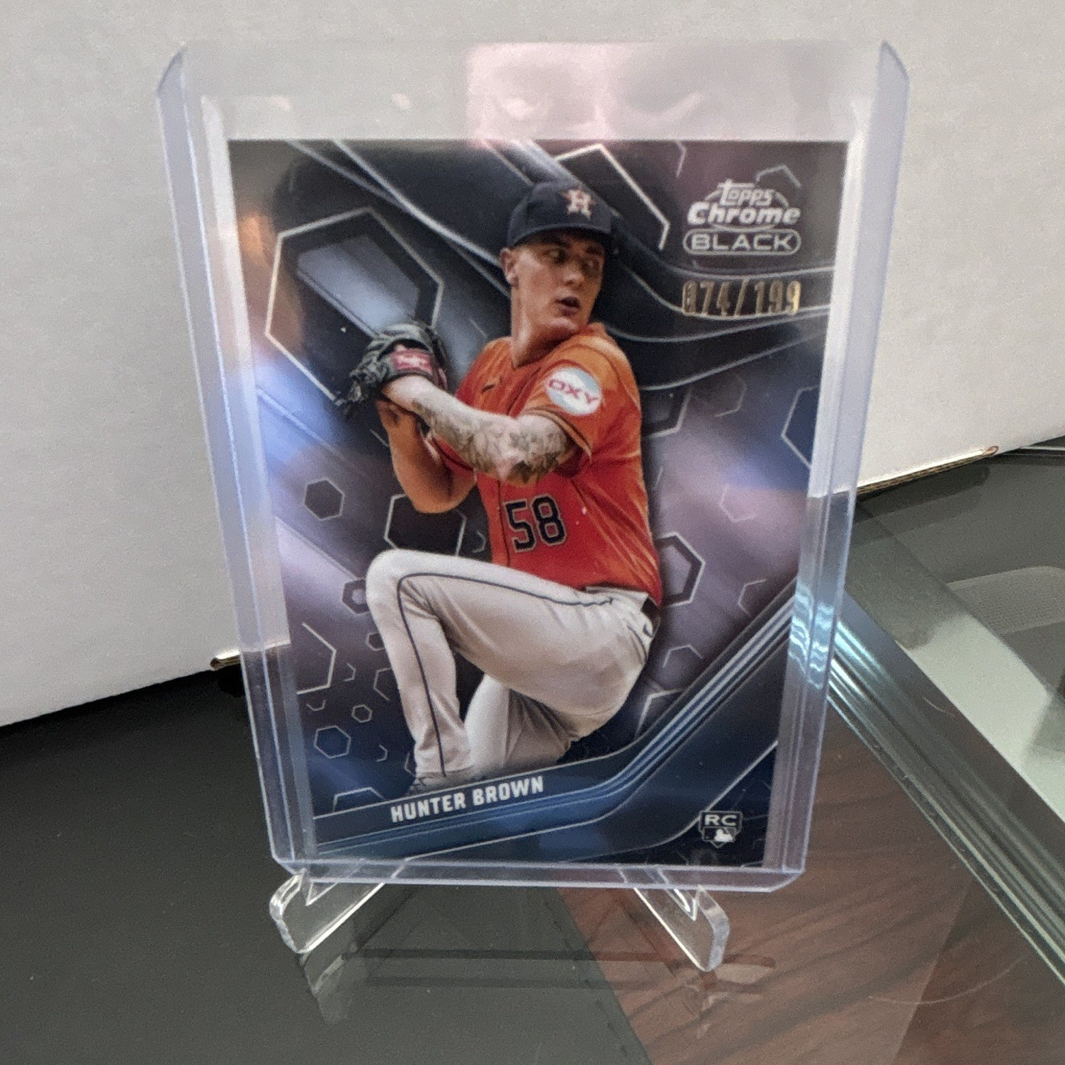Topps 2023 Chrome Black Hunter Brown RC #29 Astros Refractor 174/199 MLB