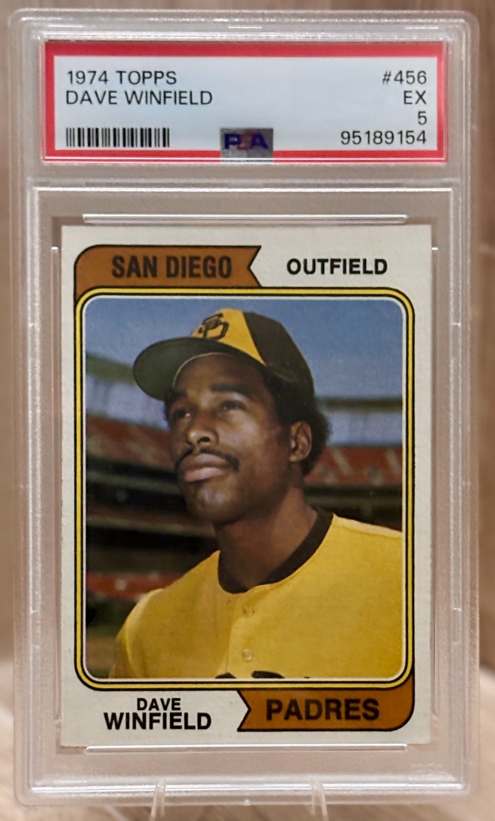 1974 Topps Dave Winfield #456 PSA 5 San Diego Padres