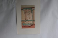 Stampa decorazione d'interni letto Staten rocaille Luigi XVI G. Rémon (69967)