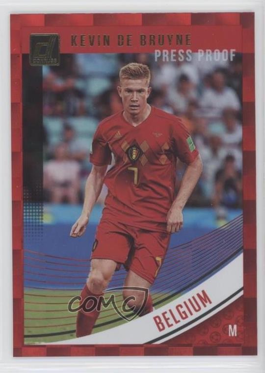2018-19 Panini Donruss Press Proof Red Kevin de Bruyne #101 0b6b