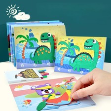 Stickers 3D Foam Puzzle Game DIY Cartoon Animal Craft Kids Education