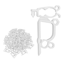 200 Pack Weatherproof Christmas Light Clips Hooks for Shingles Gutters C3C4 Mini