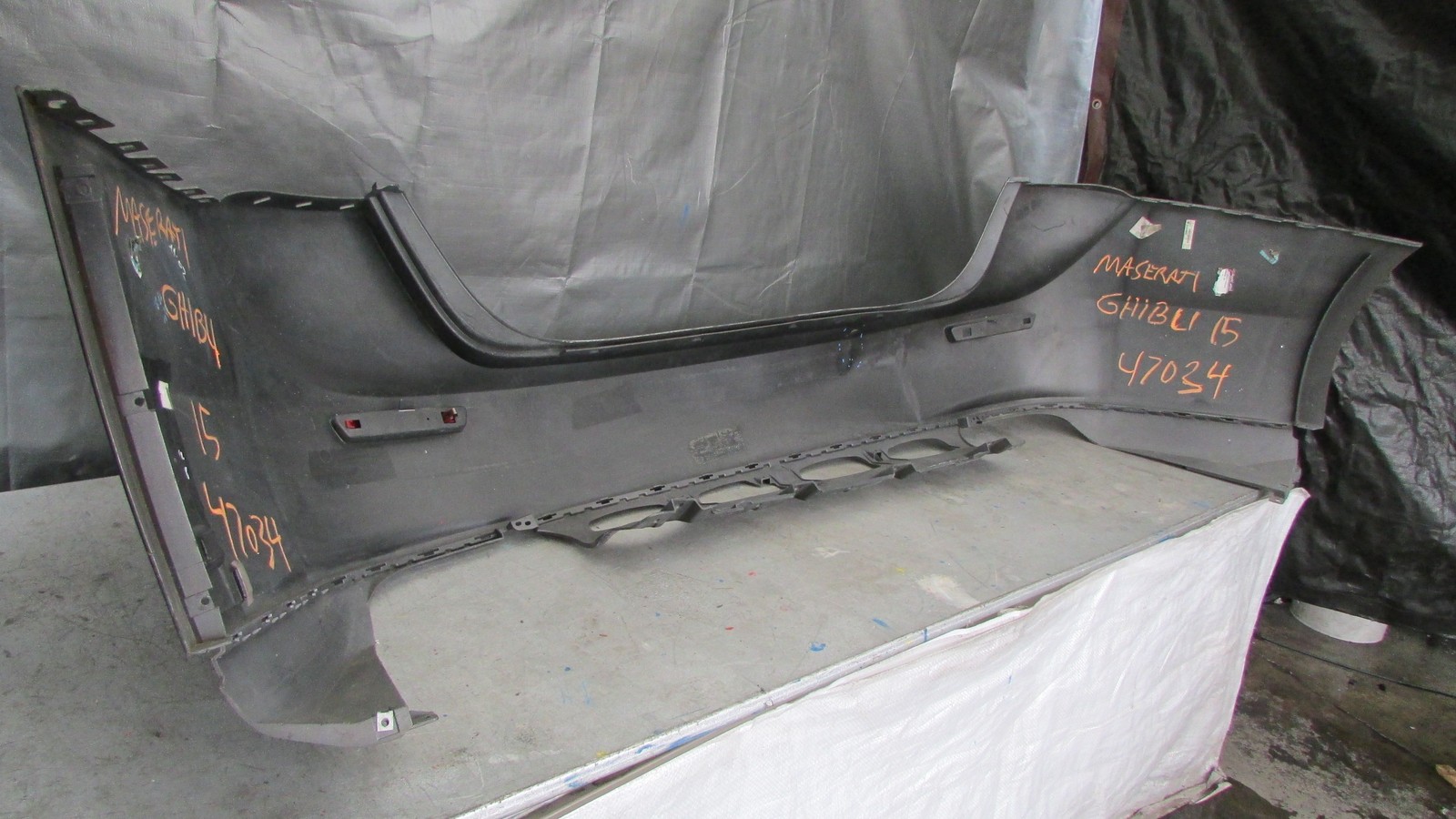 2014-2017 MASERATI GHIBLI Bumper Cover - Rear OEM NO SHIPPING 47034