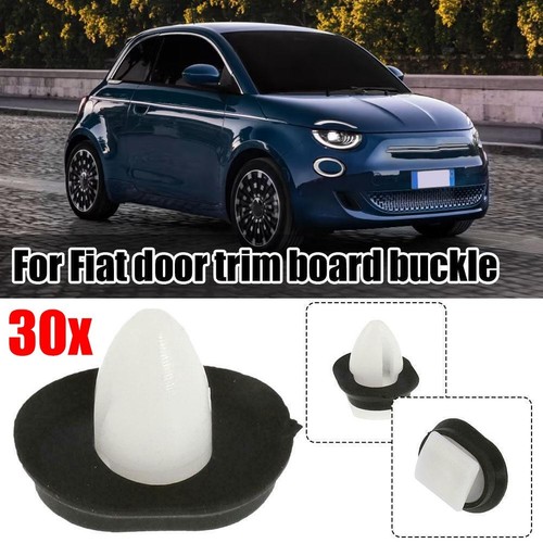 17mm Car Door Trim Panel Clips Door Trim Clips White + Black Practical - Picture 3 of 12