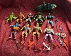 Mattel Vintage He-Man MOTU Action Figure Lot of 10 1980s Skeletor Accessories
