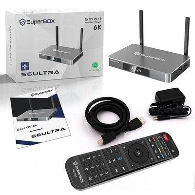 SUPERBOX S6 ULTRA - BOX Media Player - 4GB+128GB Wi-Fi 6 - Fast Free Shipping 