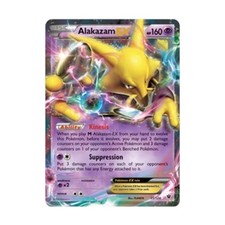 Pokemon XY - Fates Collide Alakazam EX (UR) #25 (Holo) VG