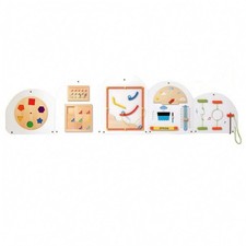 Interactive Sensory Busy Board Fine Motor Skills Educational Activity Board