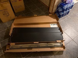 Suncast Vertical Shed 2 Shelf Kit, Space Saving 50" W x 11.25" D x 46.75" H, BLK