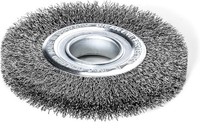 Lessmann RundbüRste BüRste Durchmesser 100Mm Breit 20-22 Mm Rohr 30Mm Stahldraht