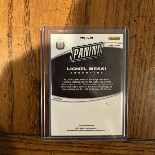 2024 Panini Exclusive Black Friday A Splash of Color Lionel Messi 42/50 ...