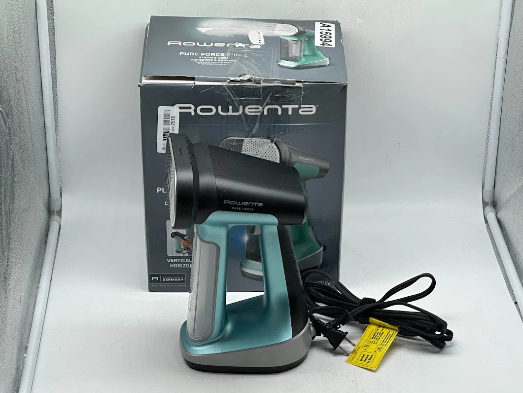 Rowenta Handheld Steamer for Clothes, Pure Force 2in1 Steamer & Iron, DR8822