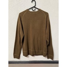 Y2K Aeropostale Men's Brown Sweater Size Large 100 Acrylic Vintage 2000s