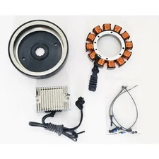 Heavy Duty Style 32 Amp Performance Charging System Alternator Kit Harley 70-99