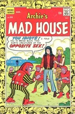Archie's Madhouse #55 VG 4.0 1967 Stock Image Low Grade