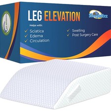 Memory Foam Leg Wedge Pillow for Post Surgery Swelling Pain Relief