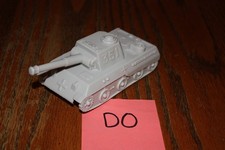 Vintage Marx Battleground Light Gray German 351 Army Tank DO - MPC, Timmee