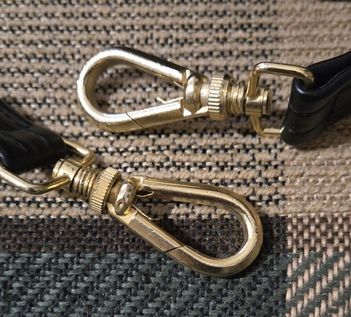 VANGUARD NAVY SWORD BELT LEATHER WITH GOLD BUCKLE 32 - READ - Picture 8 of 15