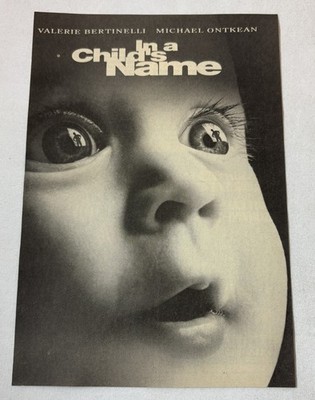 1991 CBS tv movie ad ~ IN A CHILD'S NAME