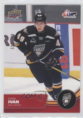 2021-22 Upper Deck CHL Exclusives 23/100 Ivan Ivan #132 h8c