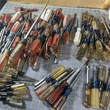 Vintage Craftsman Screwdriver 89pc Lot Phillips Slotted Nut Driver Torx USA Made