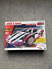 Meccano 21202 Supercar 25-in-1 Motorized Set with LED Lights - Unopened