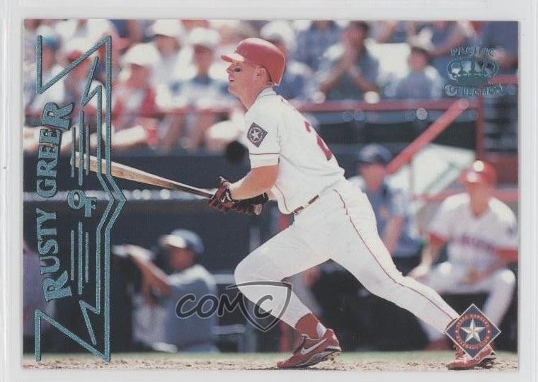 1998 Pacific Crown Collection Platinum Blue Rusty Greer #204 0q3