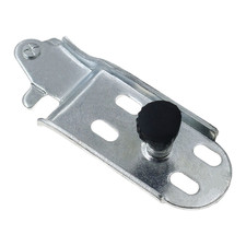 Thickened Bottom Hinge for Refrigerator Doors 37mm 128mm Silver Finish