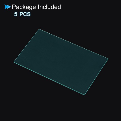 Welding Protective Lens 4.15"x2.59"x0.03" PC Welding Lens Outer Cover 5Pack - Bild 5 von 5