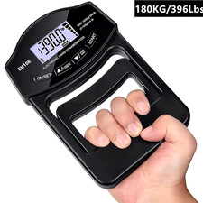 396Lbs/180Kg Digital Hand Dynamometer Grip Grip Strength Tester with LCD Screen