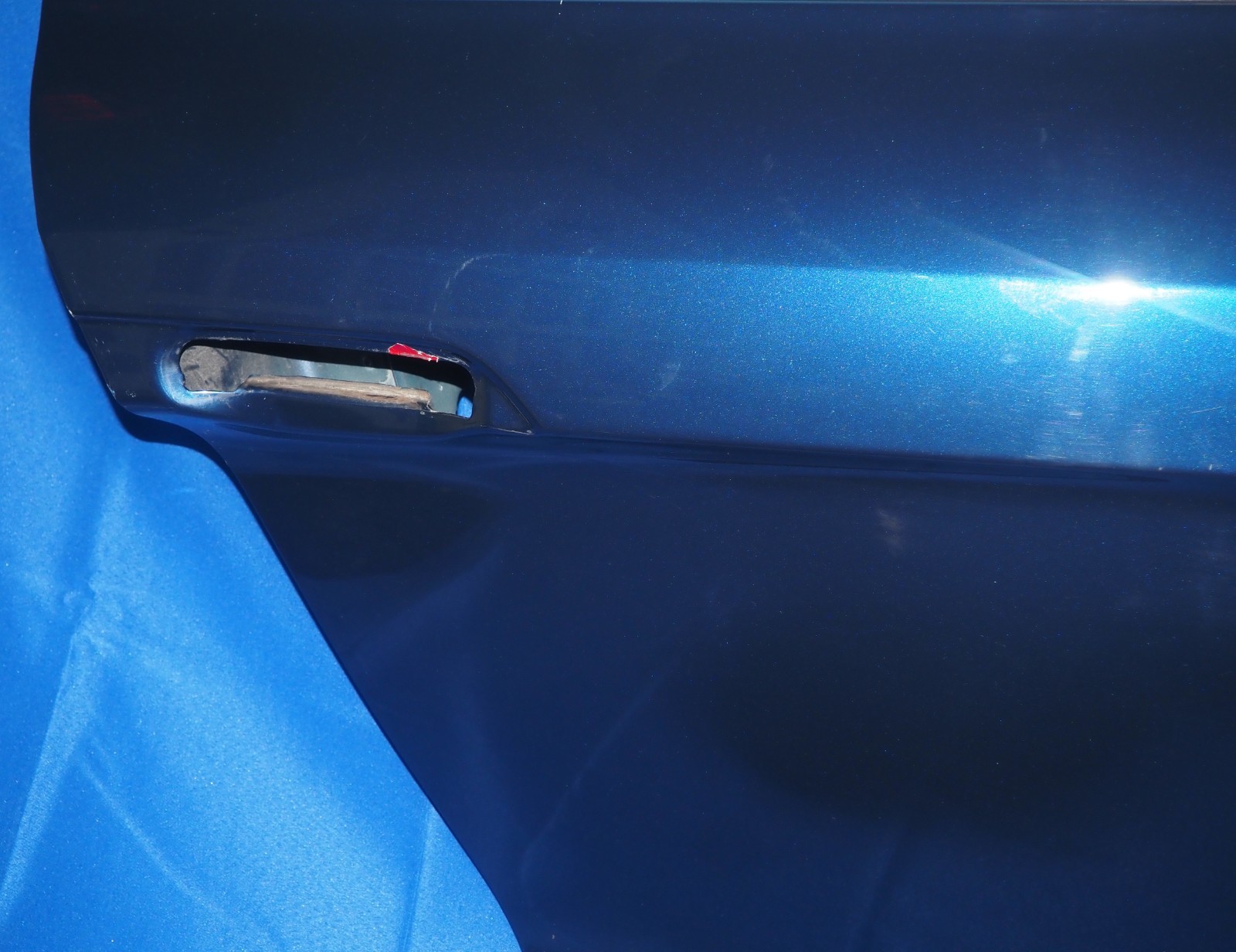 2008-2015 Audi R8 Type 42 Coupe Right Door Shell OEM Needs Paint Dent Free! Blue