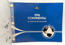 1996 Lincoln Continental Electrical Wiring Vacuum Manual Book 96 Oem