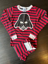 Hanna Andersson Star Wars Darth Vader Long Sleeve Pajamas Striped Red Size 10
