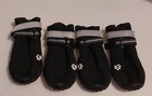 4 Pcs Waterproof Pet Dog Rain Boots Adjustable Booties Anti-slip Reflective