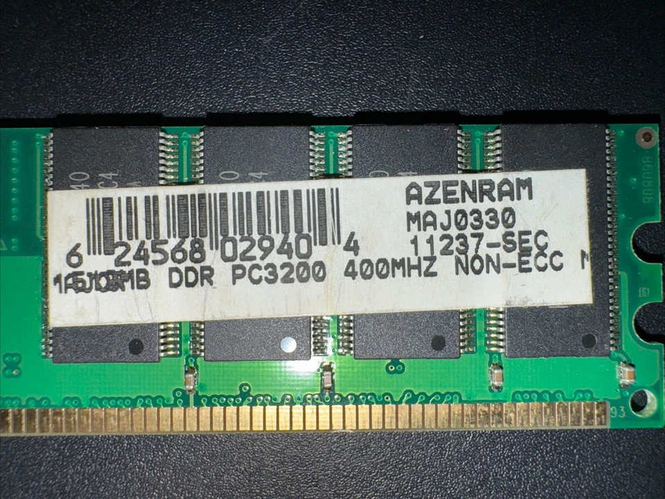 GENERIC DDR-400MHz CL3 512MB RAM | Samsung RAM Chips (Used, Working) - Image 4 of 4
