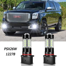 2x 12278 PSX26W LED Fog Light Bulbs 6000K WHITE FOR GMC Yukon XL 2015-2019 US
