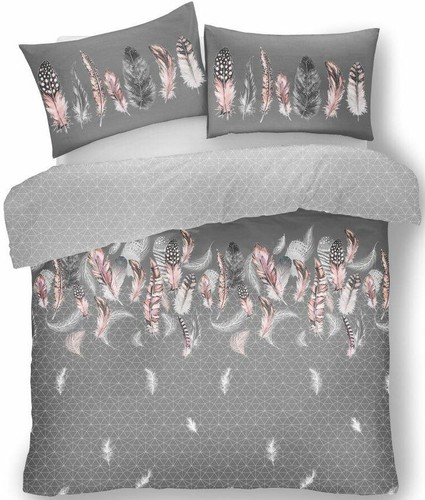 DUVET COVER SET & Pillow Case Poly Cotton Bedding Reversible Quilt DOUBLE Size - Picture 149 of 355