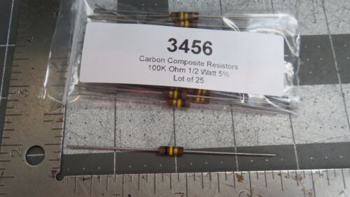Allen Bradley Carbon Comp Resistors 1/2 Watt 5% - Picture 2 of 4