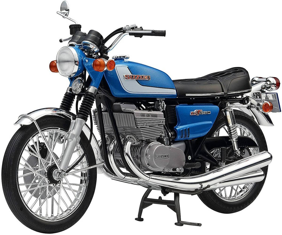 SUZUKI GT380 B 1972 1/12スケール 1/12 Suzuki GT380 B (1972) Plastic Model