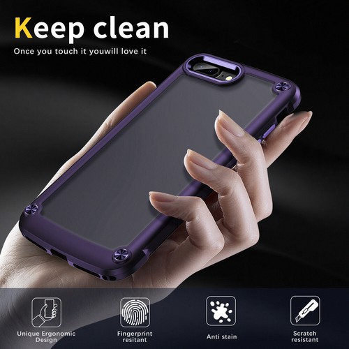 Custodia rigida sottile resistente antiurto protettiva resistente per iPhone 7/7 Plus - Foto 6 di 36
