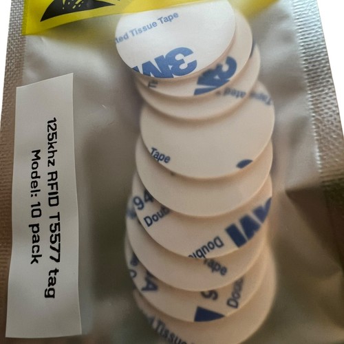 10x 125kHz T5577 RFID Coin Tags Rewritable ID Key Labels – Fast US Ship - Picture 3 of 3