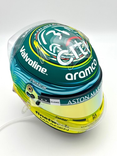 F1 Fernando Alonso 2025 1:2 Saudi Special Edition Helm Fully Upgraded 🇨🇳🏁 - Bild 2 von 14